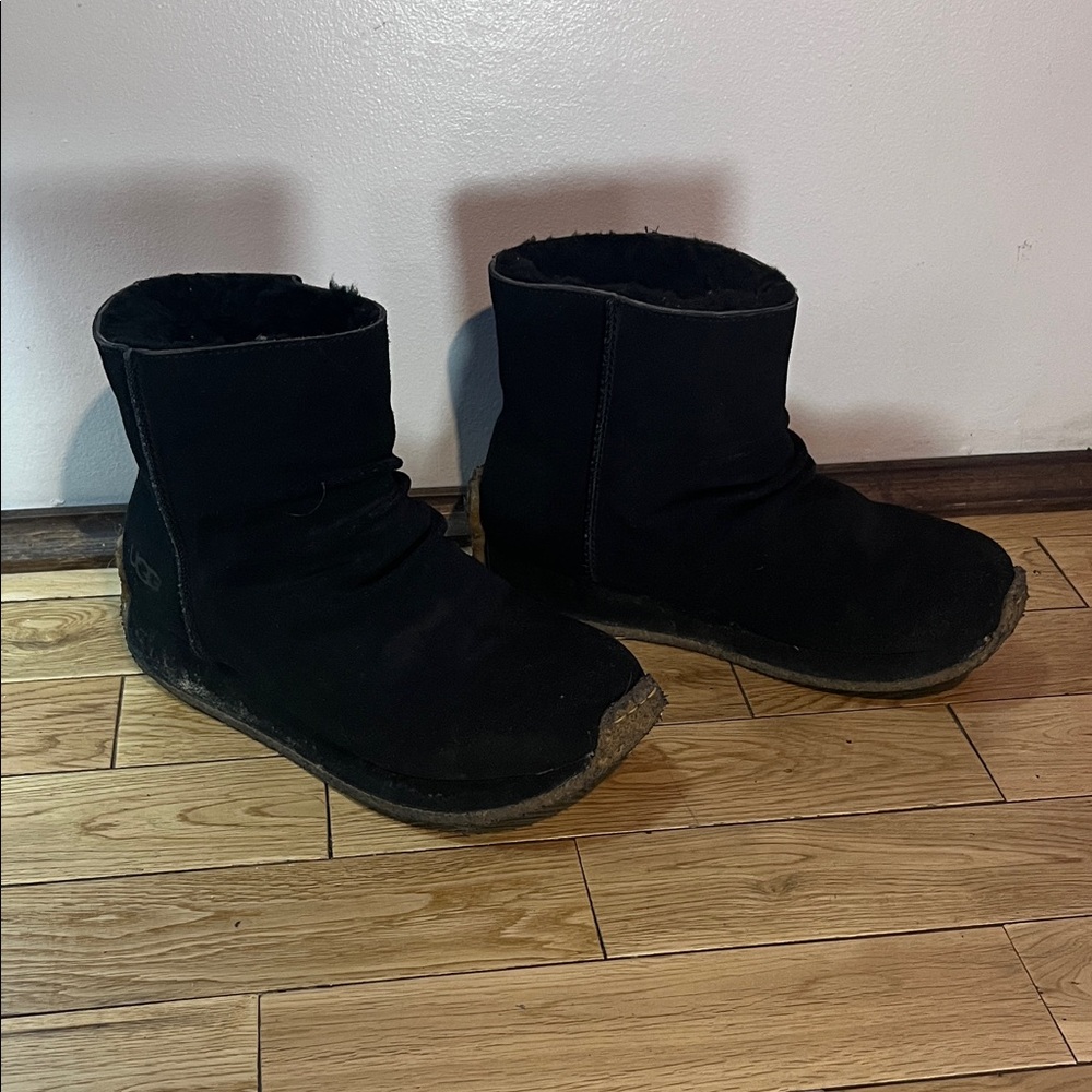 UGG Black Suede Boots